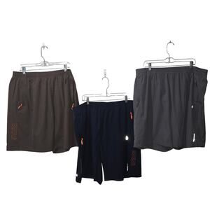 HIFEOS Mens Athletic Shorts Lot of 5 Pair Mens Size 3XL XXXL